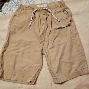 Free Planet Kids (6) Beige Flat Front Shorts